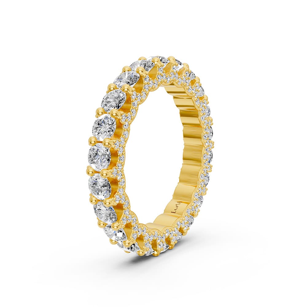 3.50 Karat IDL Sertifikalı Pırlanta Tamtur Yüzük