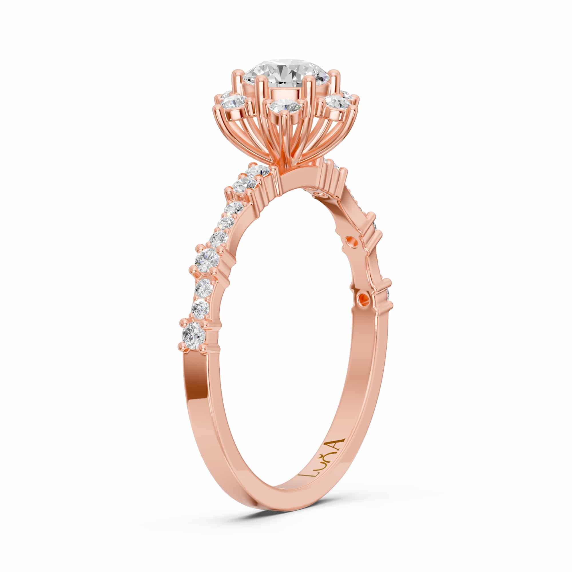 0.50 Karat HRD Sertifikalı Tasarım Pırlanta Yüzük