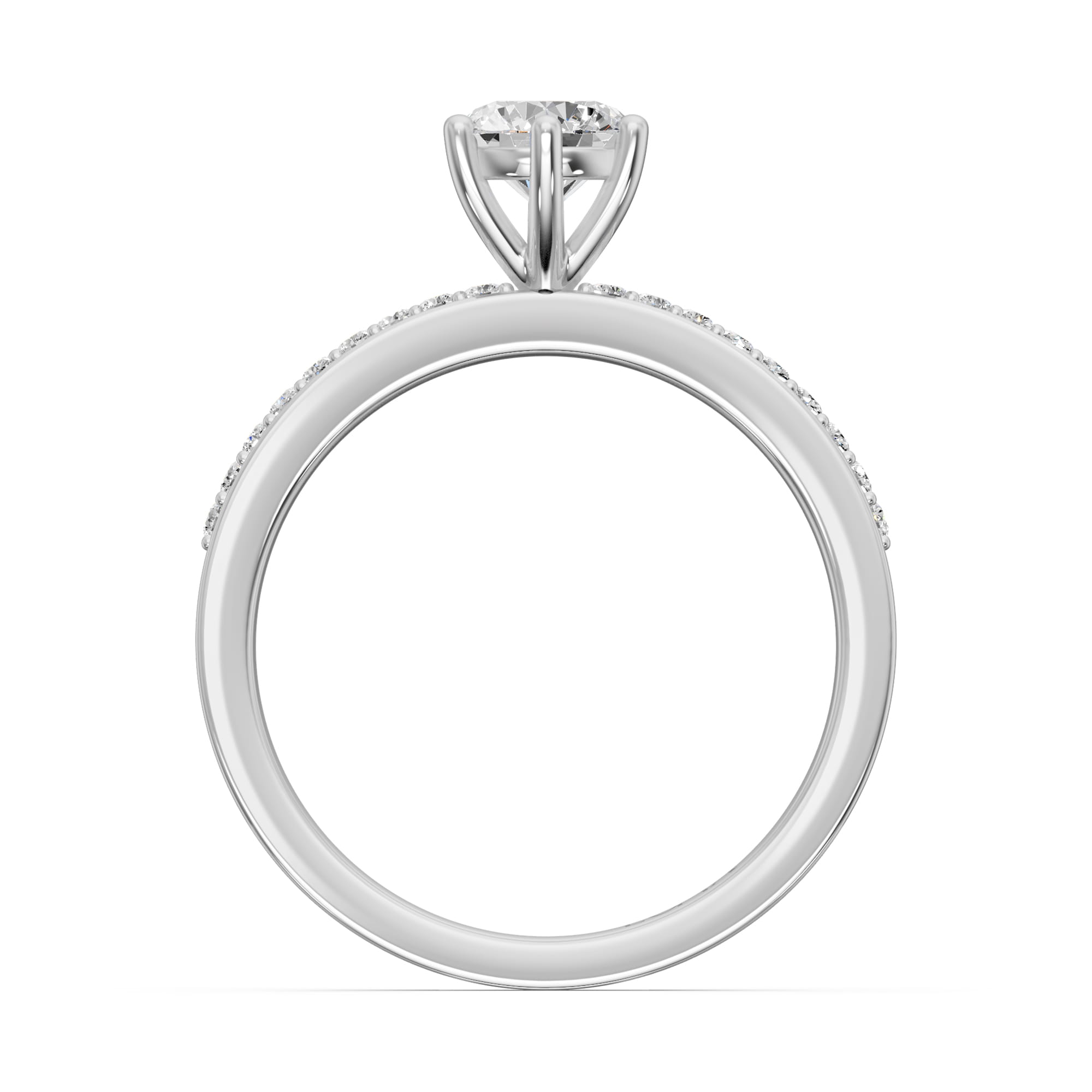 0.62 Karat HRD Sertifikalı Özel Tasarım Pırlanta Yüzük