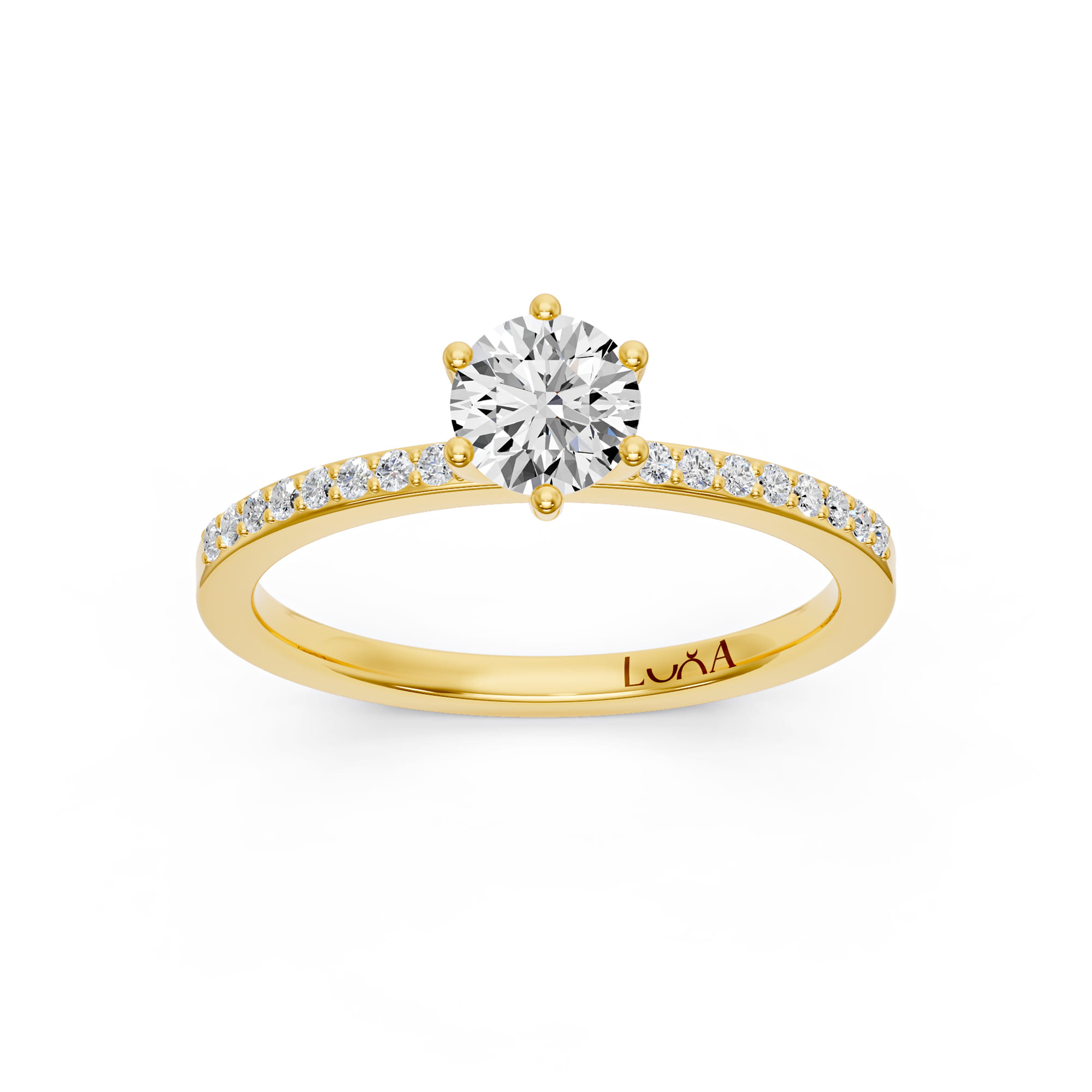 0.62 Karat HRD Sertifikalı Özel Tasarım Pırlanta Yüzük