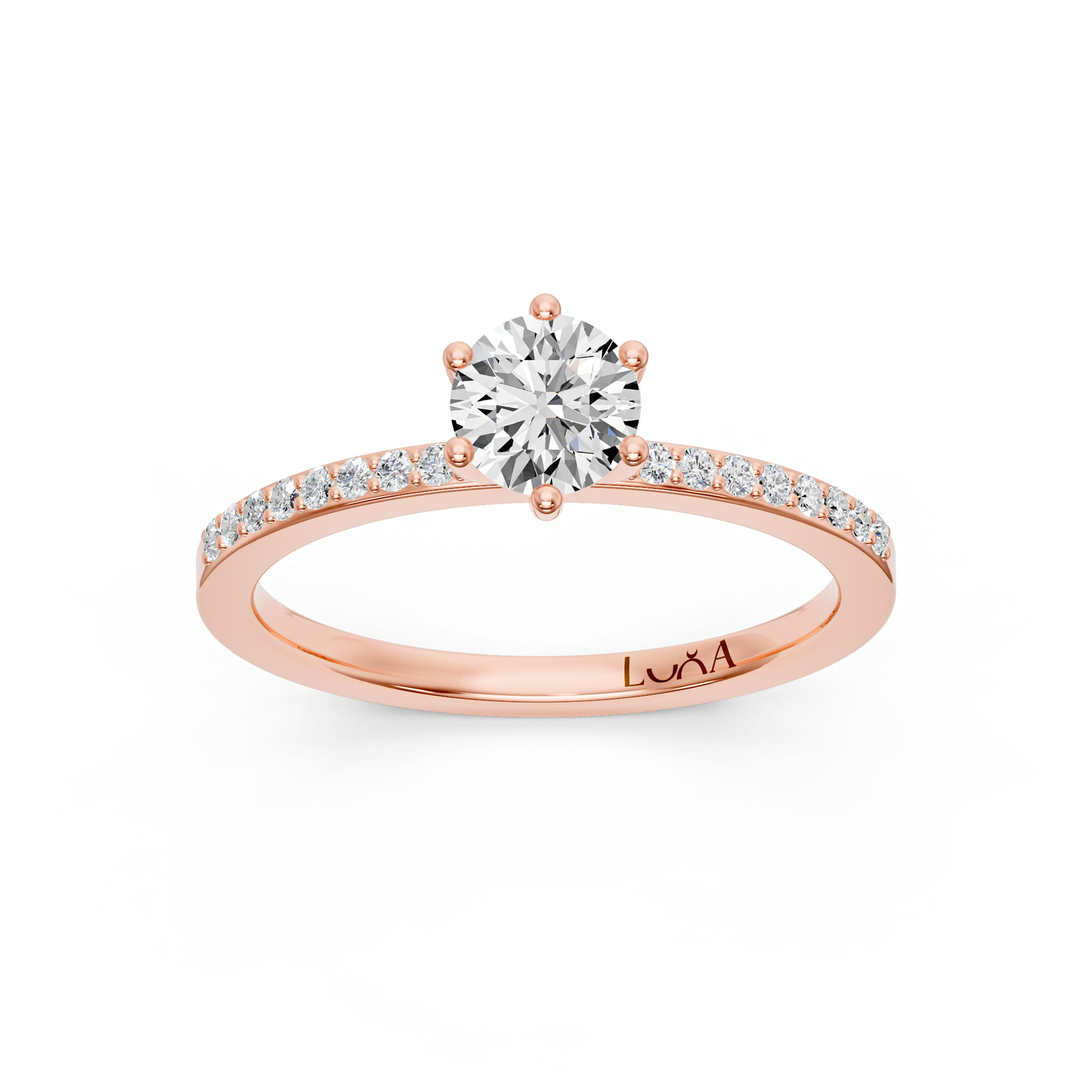 0.62 Karat HRD Sertifikalı Özel Tasarım Pırlanta Yüzük