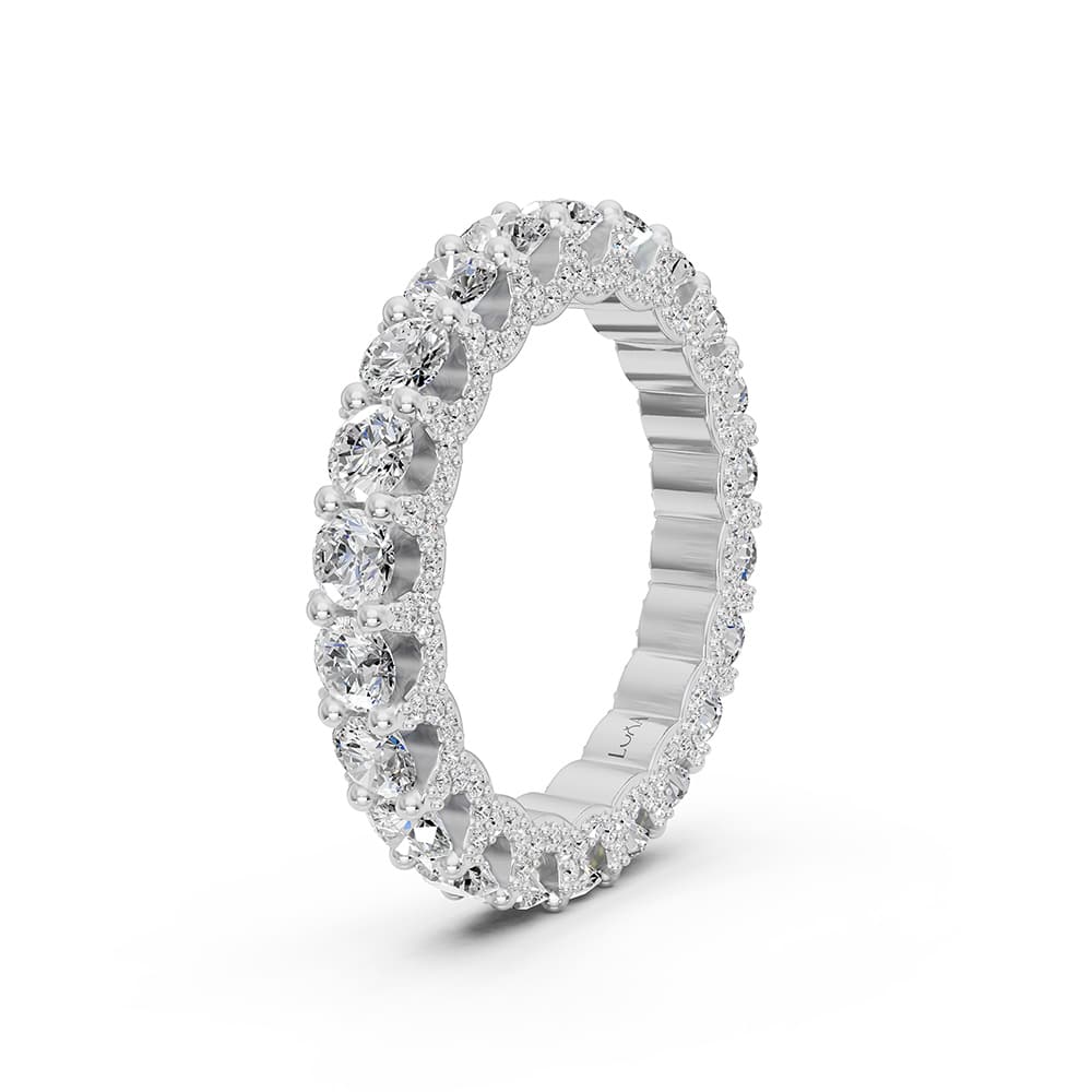 3.50 Karat IDL Sertifikalı Pırlanta Tamtur Yüzük