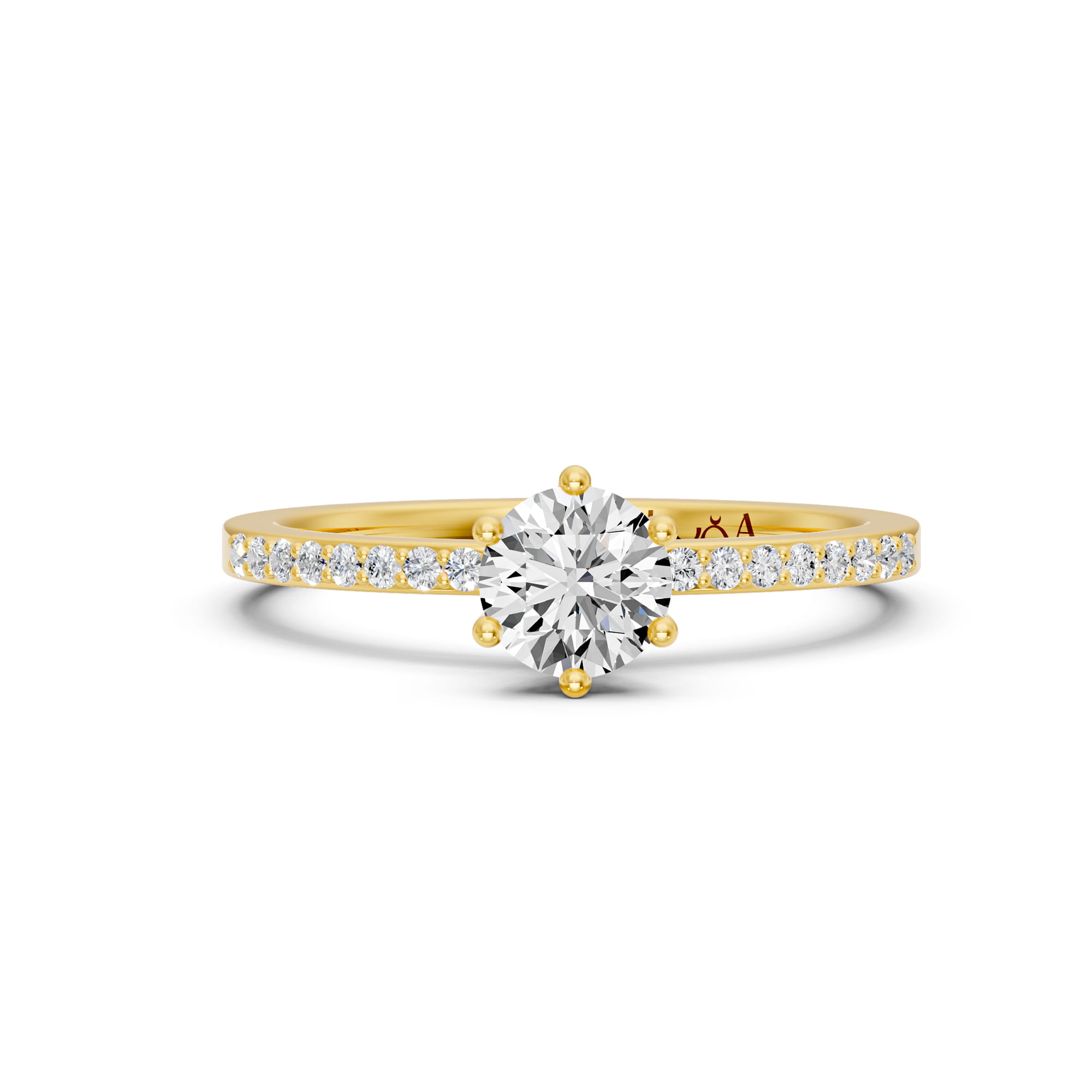 0.62 Karat HRD Sertifikalı Özel Tasarım Pırlanta Yüzük