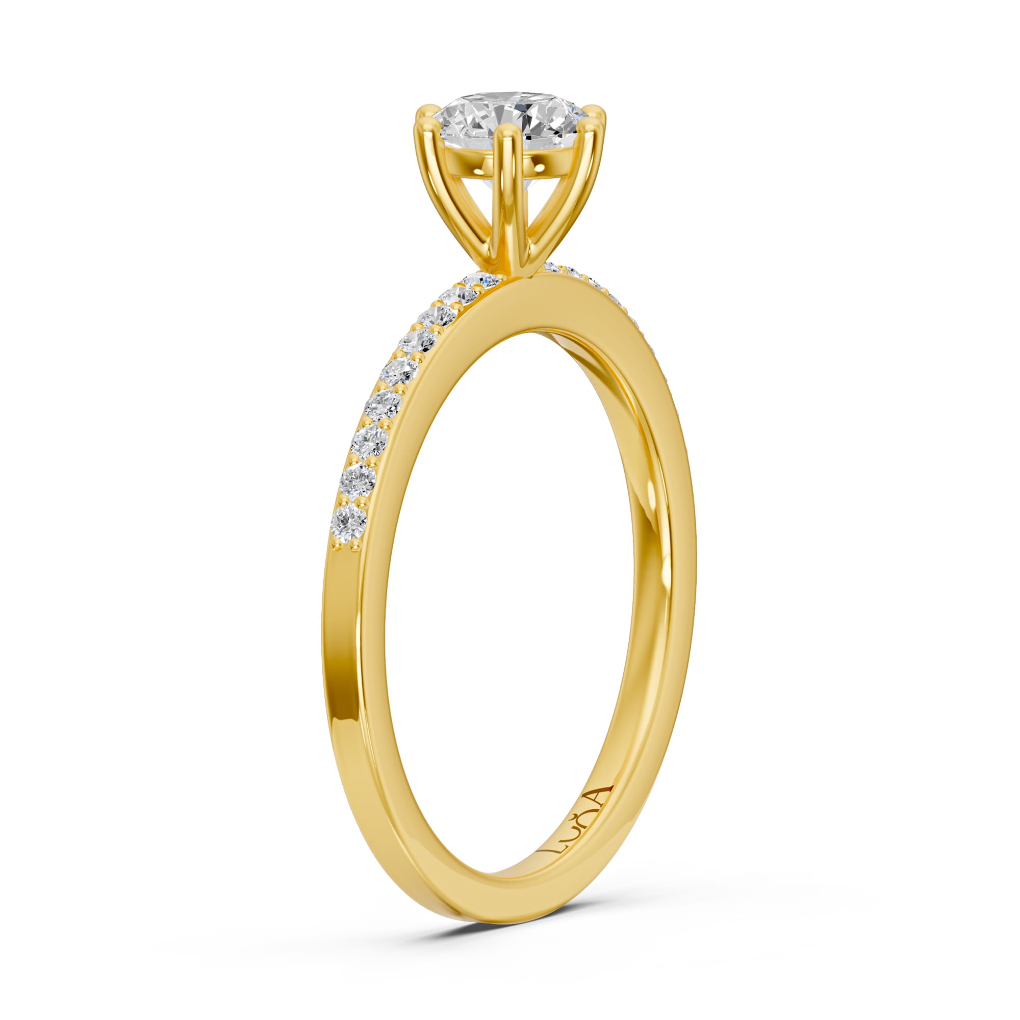 0.62 Karat HRD Sertifikalı Özel Tasarım Pırlanta Yüzük