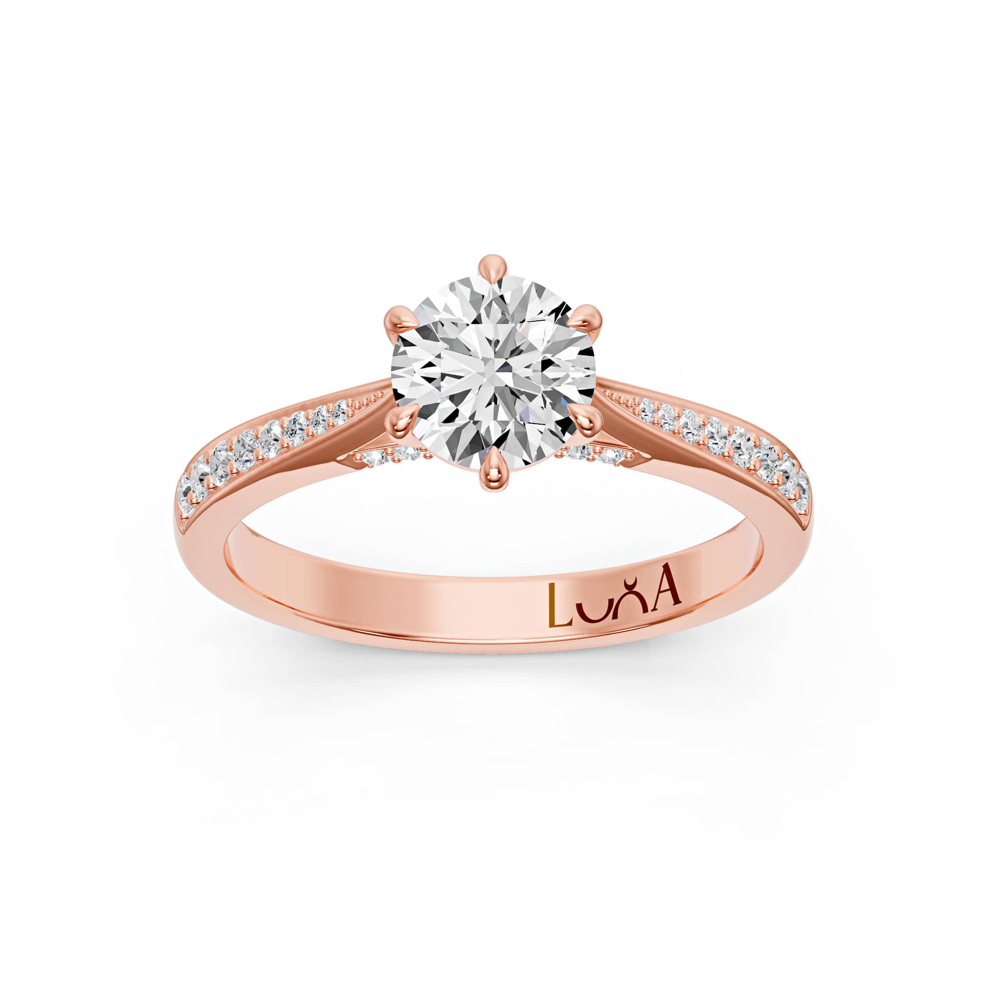 1.20 Karat F SI2 HRD Sertifikalı Özel Tasarım Pırlanta Yüzük