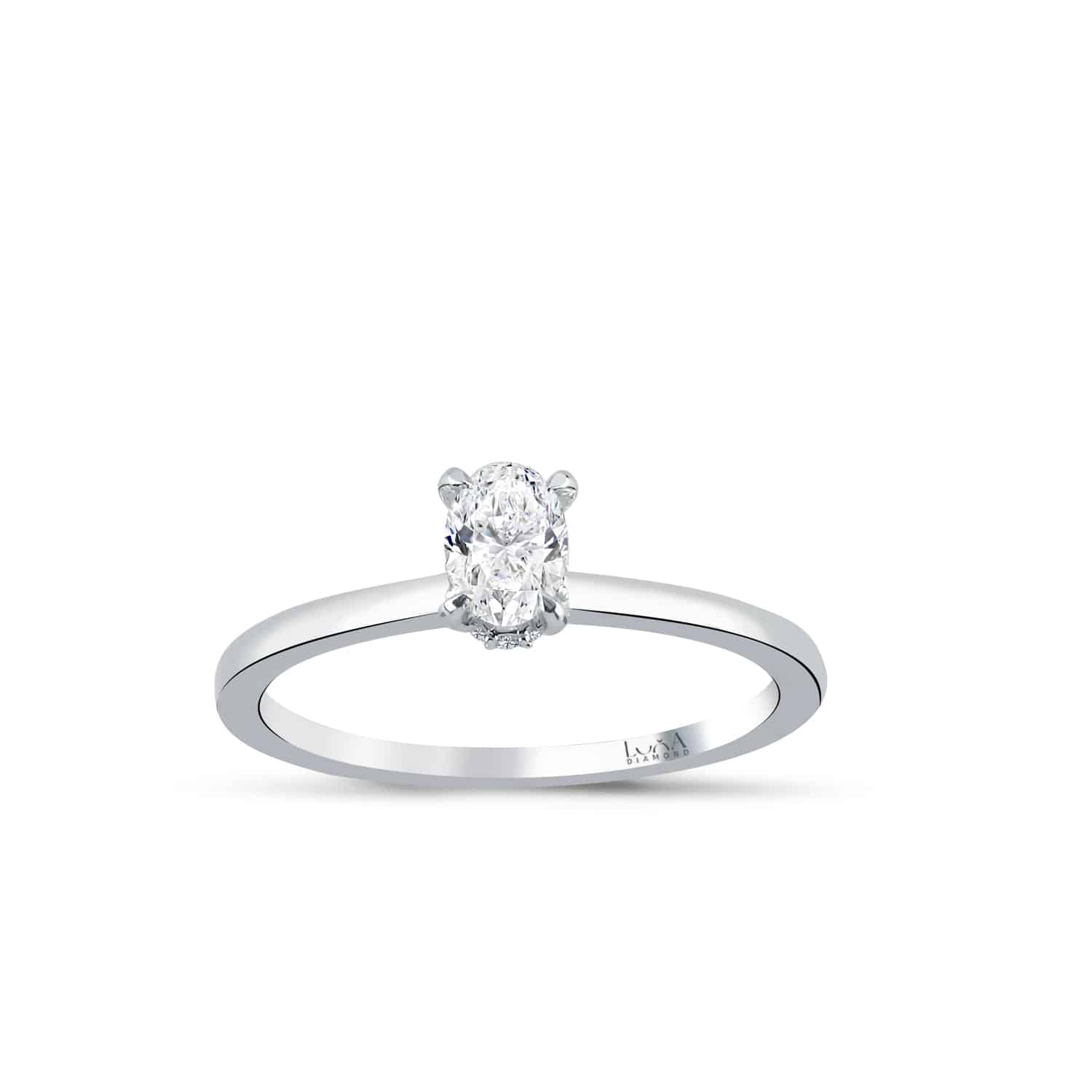 0.43 Karat Oval Pırlanta Yüzük