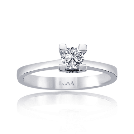 0.40 Karat E SI2 HRD Sertifikalı Tektaş Pırlanta Yüzük