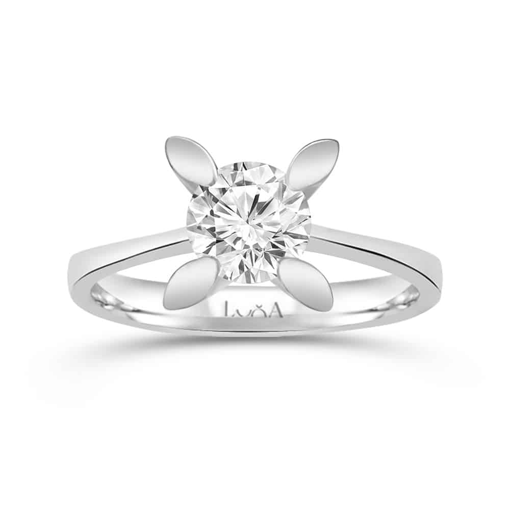 0.80 Karat HRD Sertifikalı Tektaş Pırlanta Yüzük