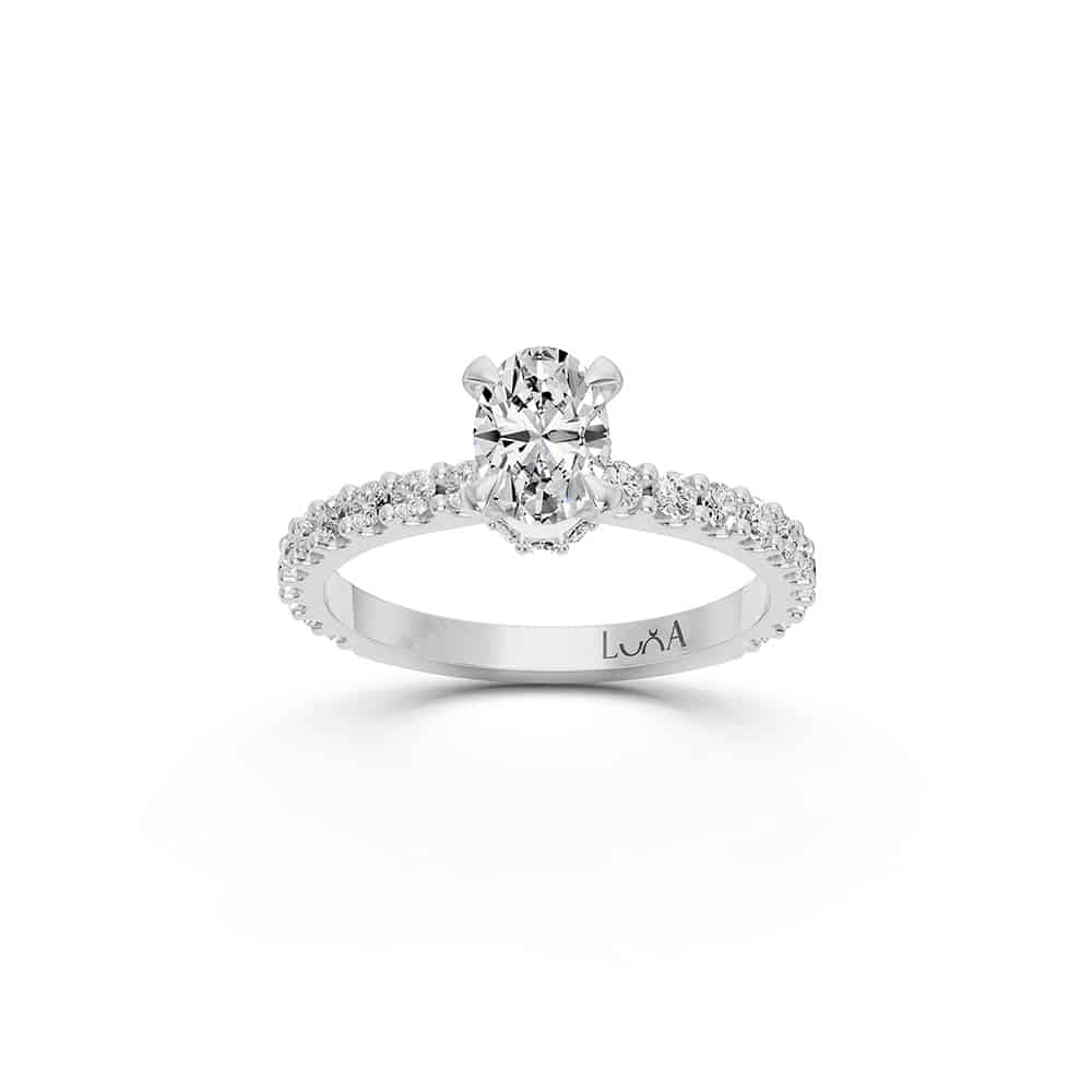 1.21 Karat Oval Pırlanta Yüzük