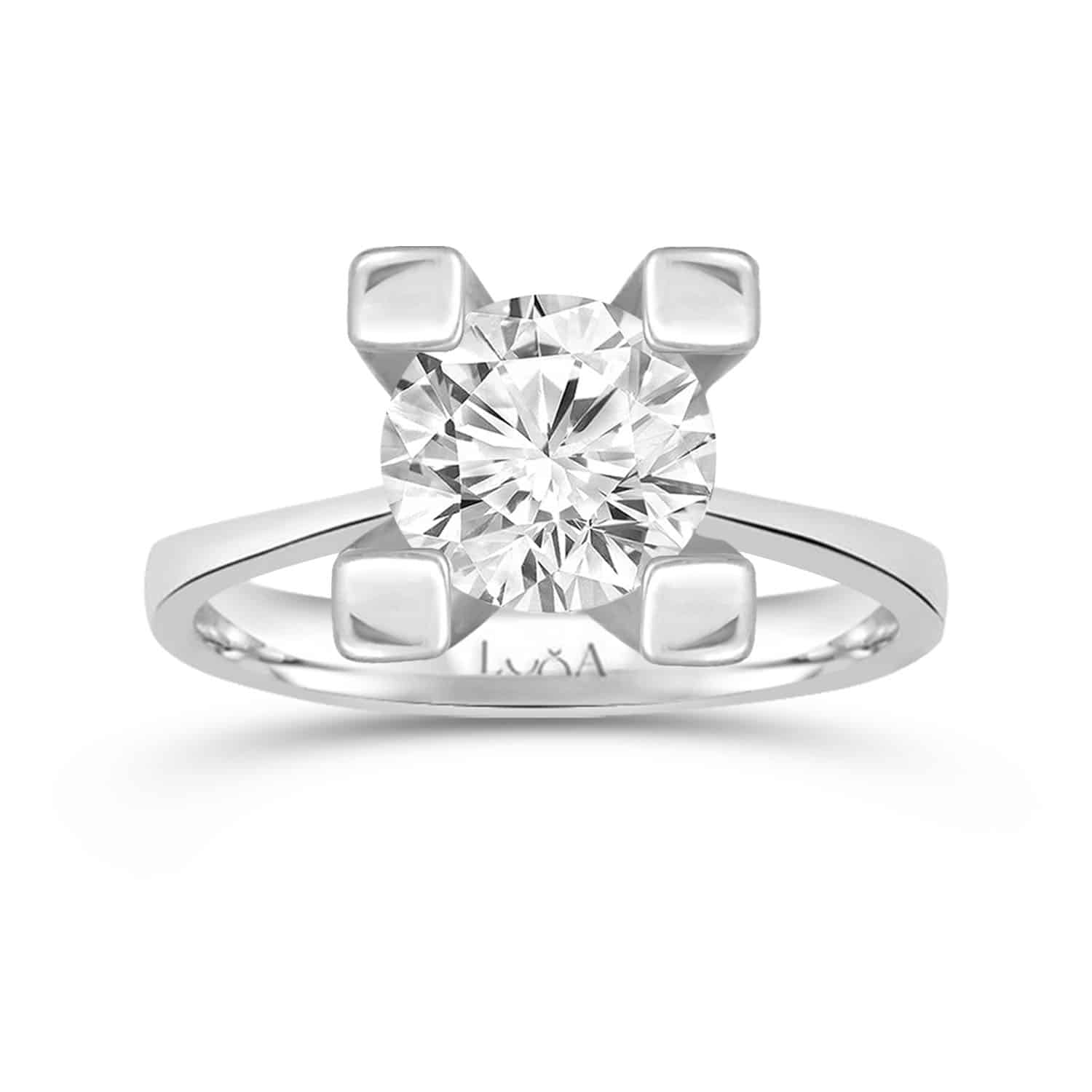 1.71 Karat E SI2 HRD SERTİFİKALI Tektaş Yüzük