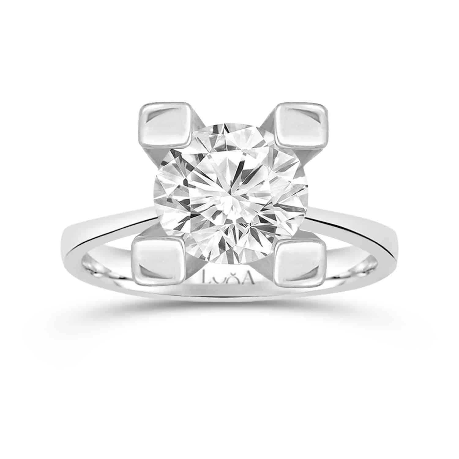 2.10 Karat E SI2 HRD SERTİFİKALI Tektaş Yüzük