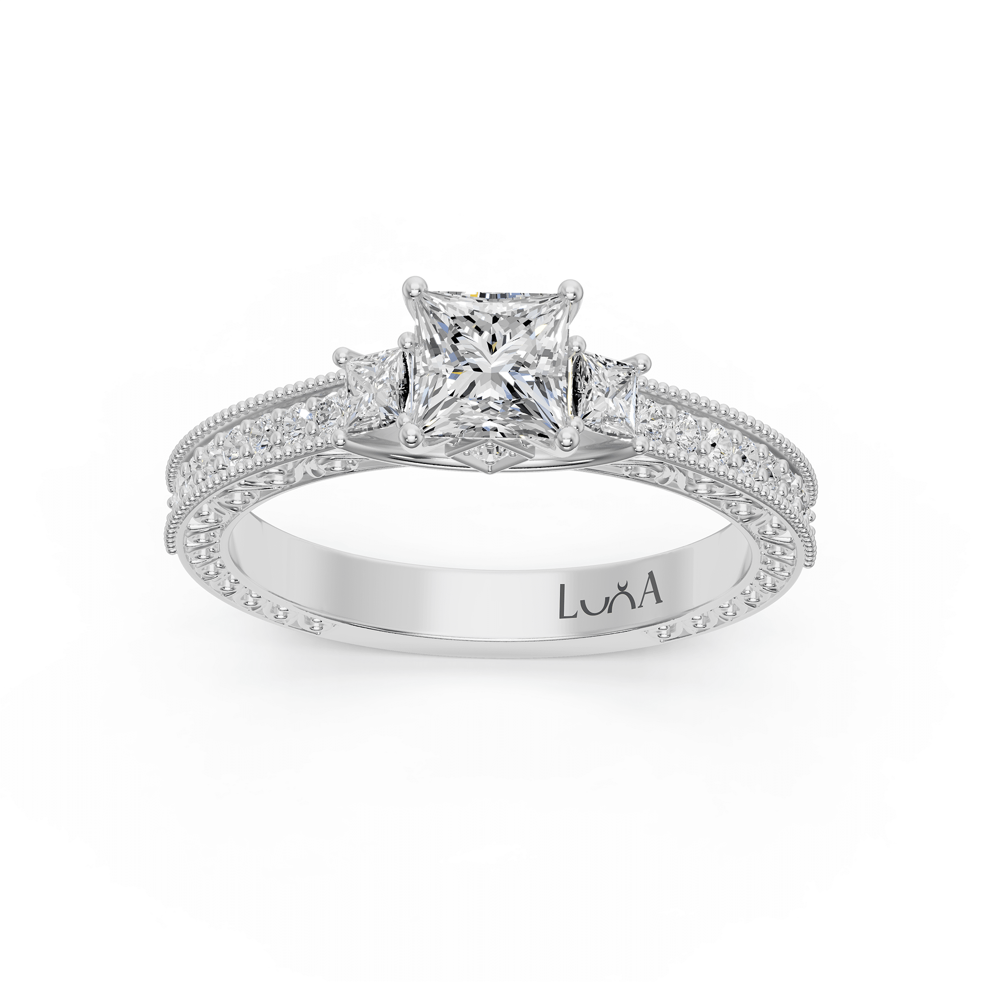 1.35 Karat Sertifikalı Özel Tasarım Pırlanta Yüzük