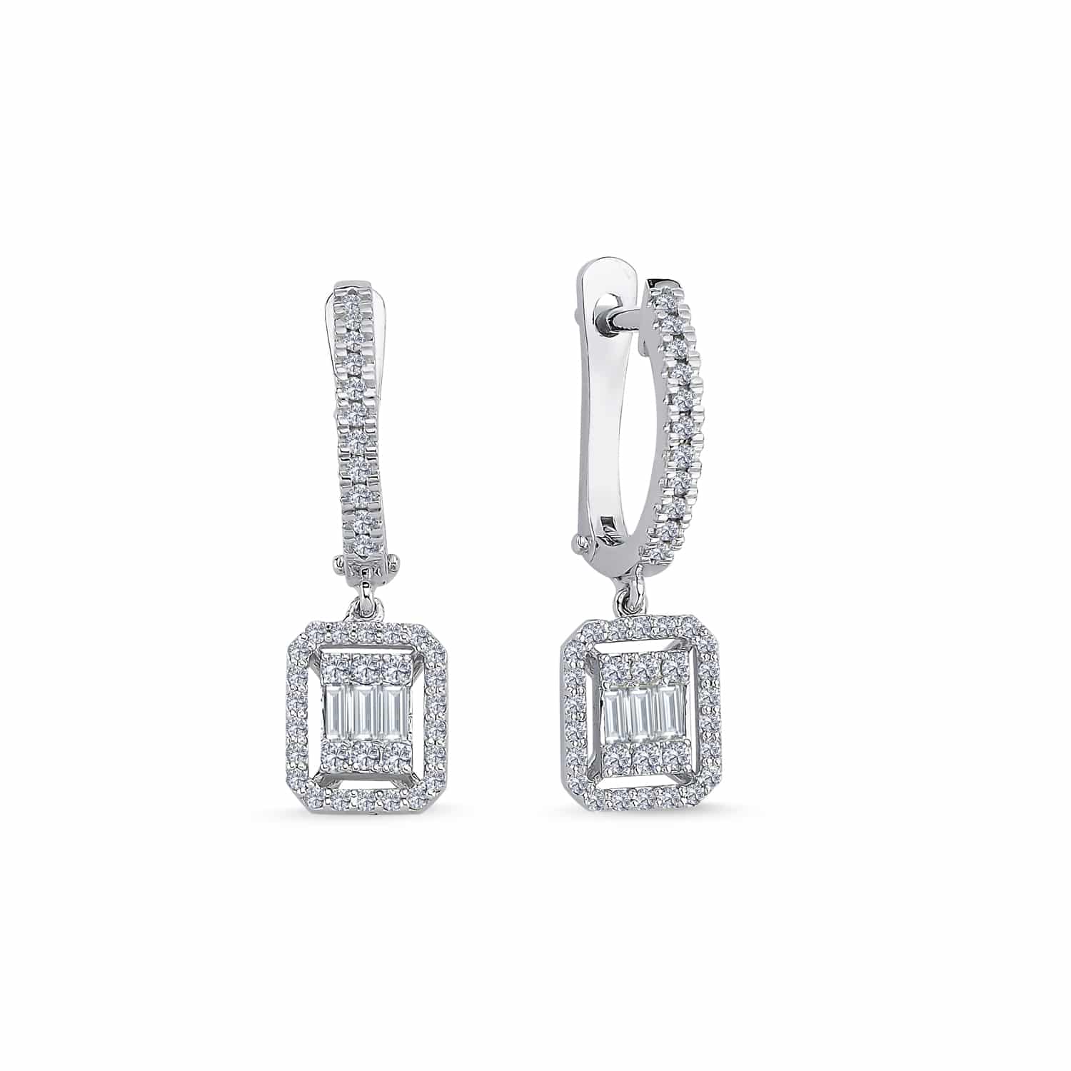 0.64 Karat Tasarım Küpe