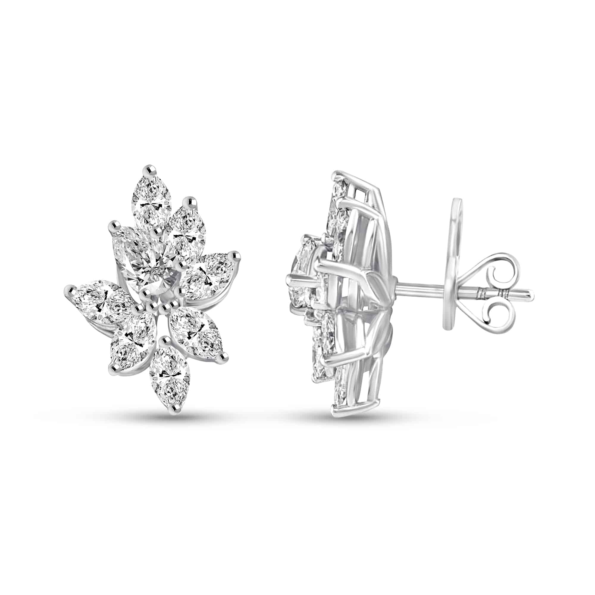 2.56 Karat Tasarım Küpe