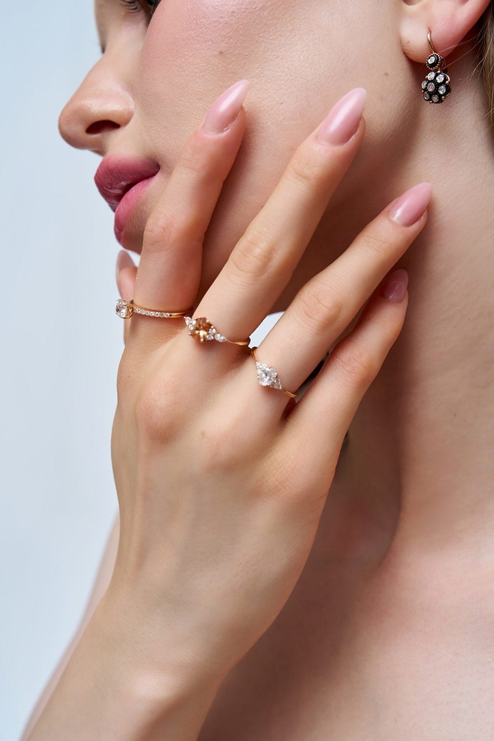 0.51 Karat IDL Sertifikalı Tasarım Pırlanta Yüzük