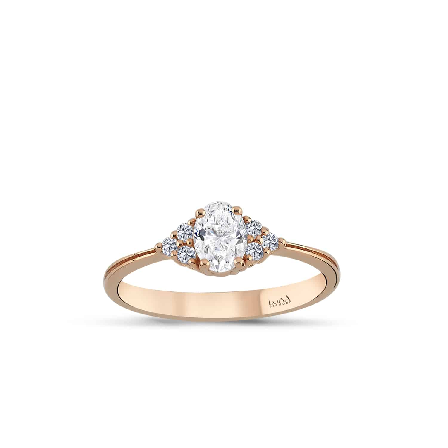 0.51 Karat IDL Sertifikalı Tasarım Pırlanta Yüzük