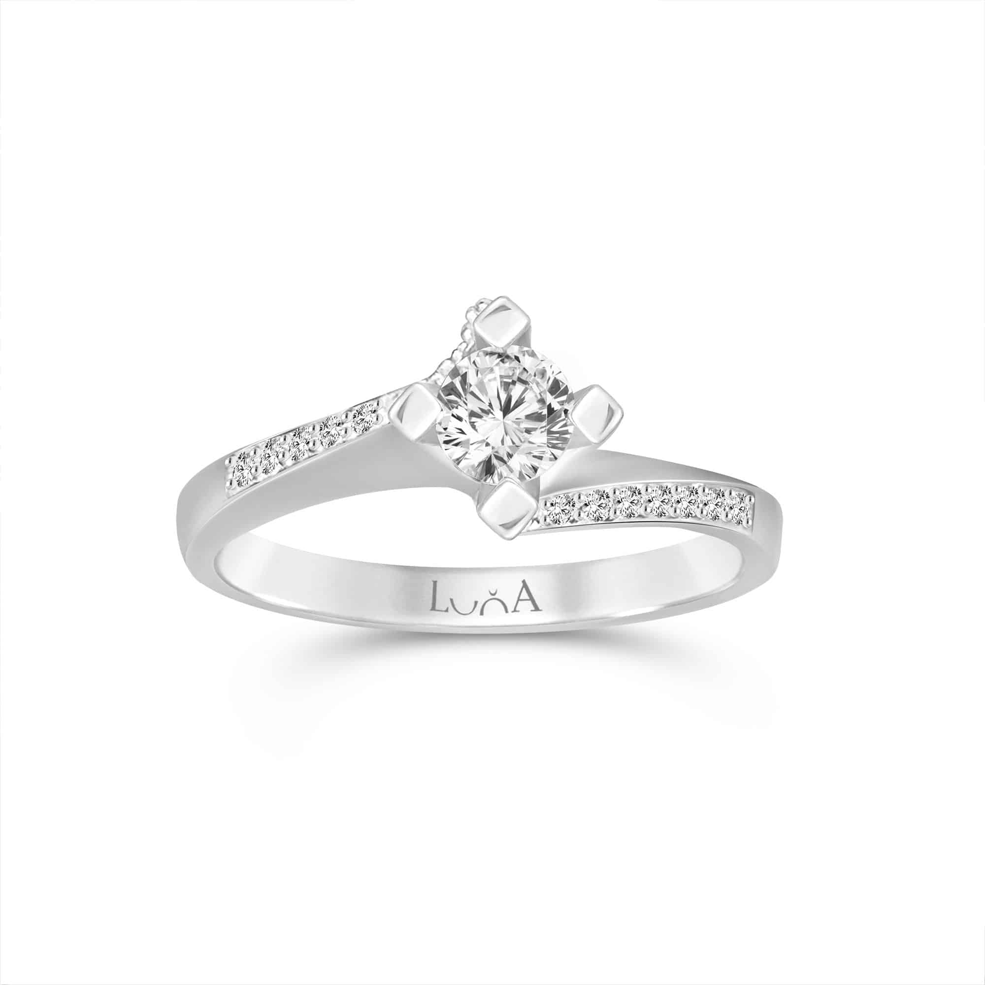 0.50 Karat Tektaş Pırlanta Yüzük