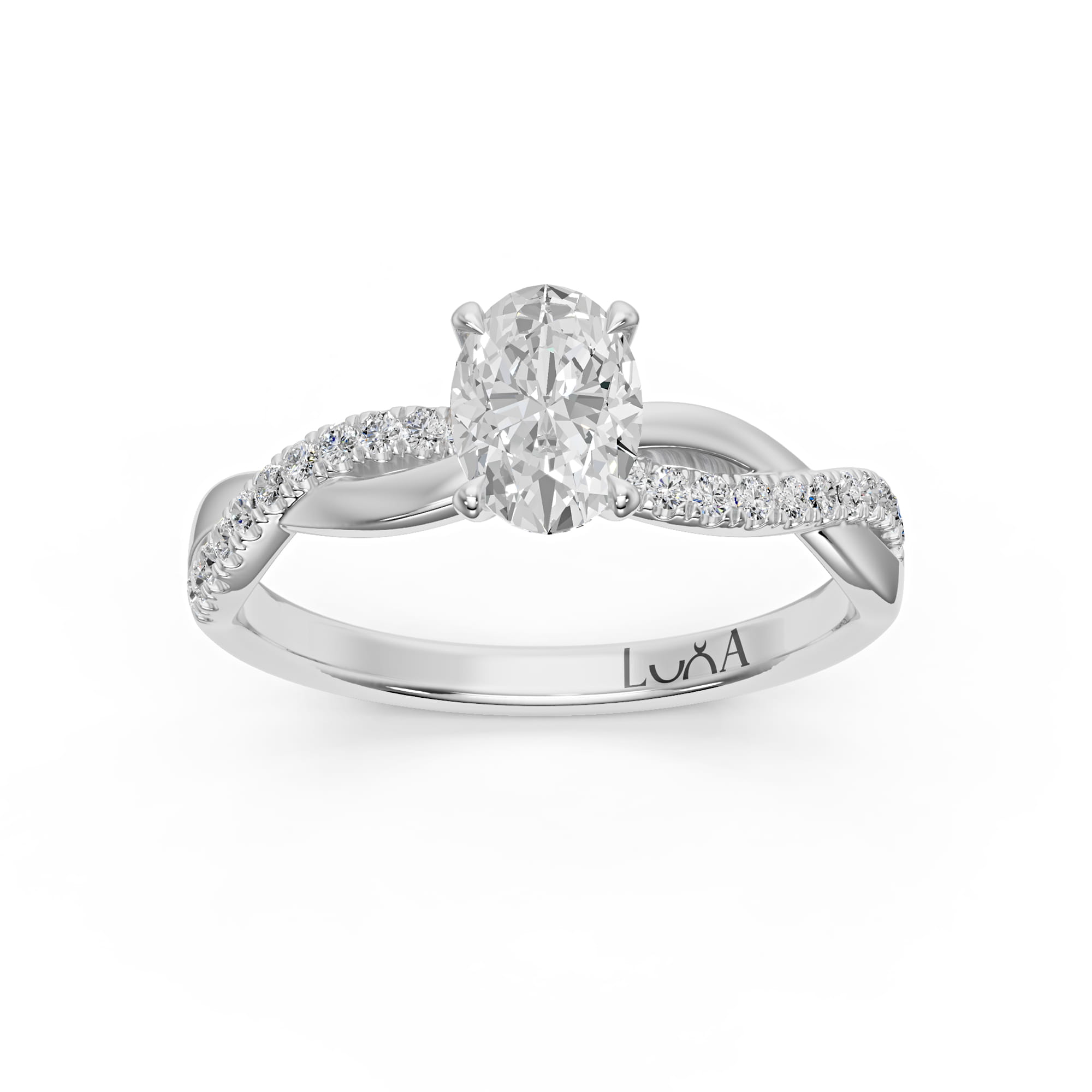 1.14 Karat F SI2 HRD Sertifikalı Özel Tasarım Pırlanta Yüzük